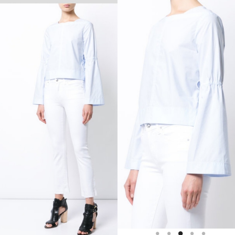 NWT Derek Lam gingham crop top blouse size 6 - Picture 6 of 7